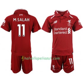 Jalkapallo Pelipaidat Liverpool M.SALAH 11 Lasten Kotipaita 2018-2019 Lyhythihainen